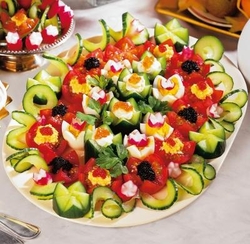 Sfaturi pentru decoratiuni din fructe si legume