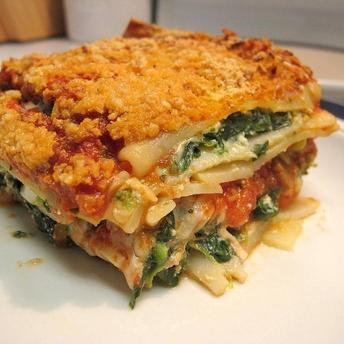 Lasagna vegetariana (de primavara)
