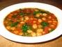 Retete Supa de legume - Supa de naut cu spanac si rosii