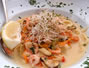 Retete traditionale italiene - Paste cu creveti si sos gorgonzola