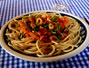 Retete erotice - Spaghetti cu carnati si parmezan