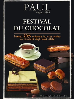 Festival du Chocolat in brutariile Paul
