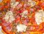 Retete Mozzarella - Pizza cu sunca, ciuperci si mozzarella