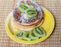 Retete Pancakes - Clatite pufoase cu kiwi