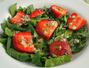 Retete Salate de legume - Salata de spanac cu capsuni