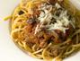 Retete culinare - Spaghete cu vinete si prosciutto