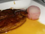 Retete Porumb - Foie gras in sos de mandarine
